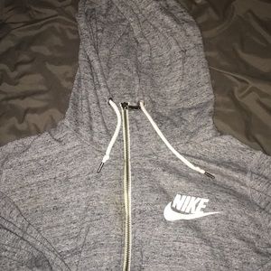 Grey Nike Hoodie Jacket